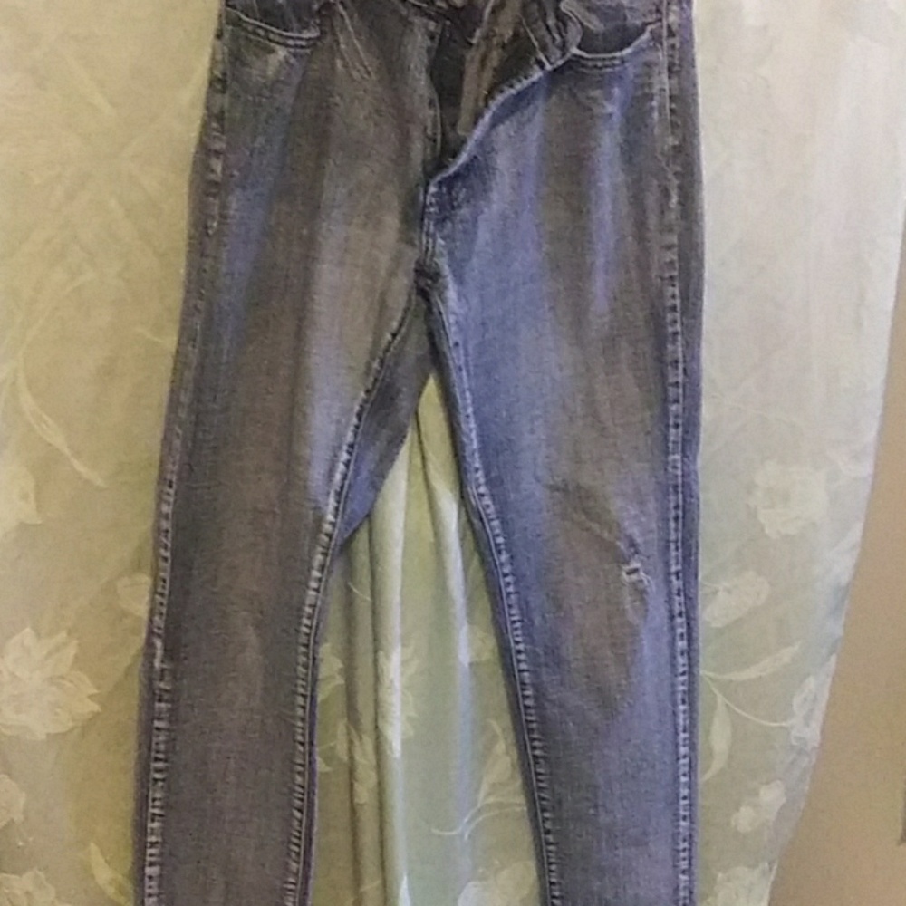 Acid wash skinny jeans